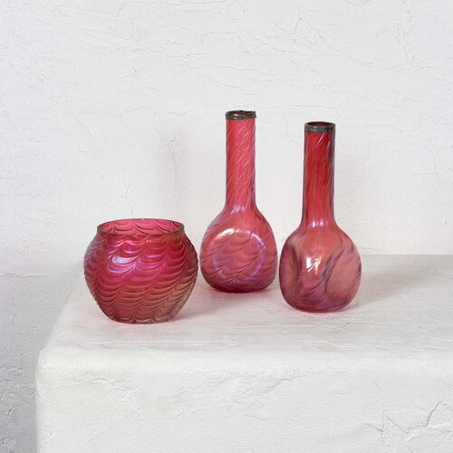 Ruby Glass Set
